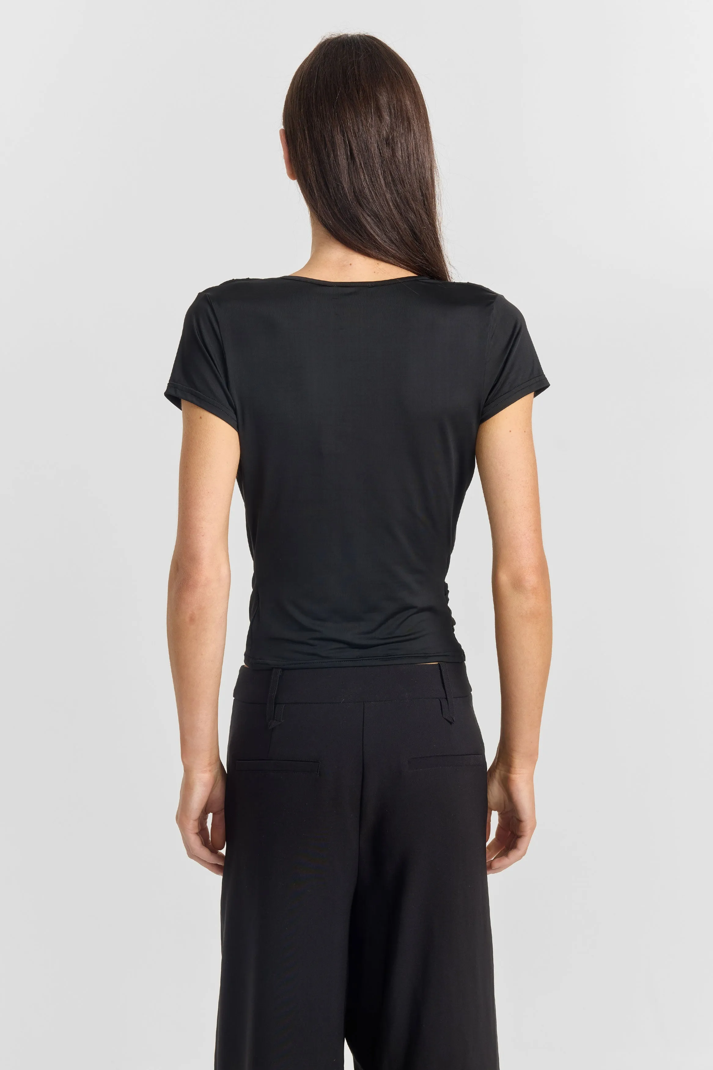 Brigitte Top Black sold by Sasha Therese product image thumbnail 5
