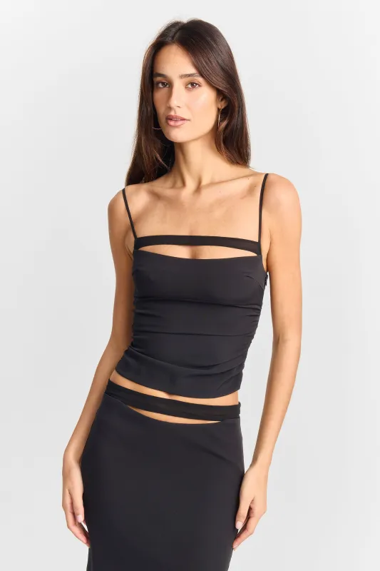 Francine Top Black made by Sasha Therese