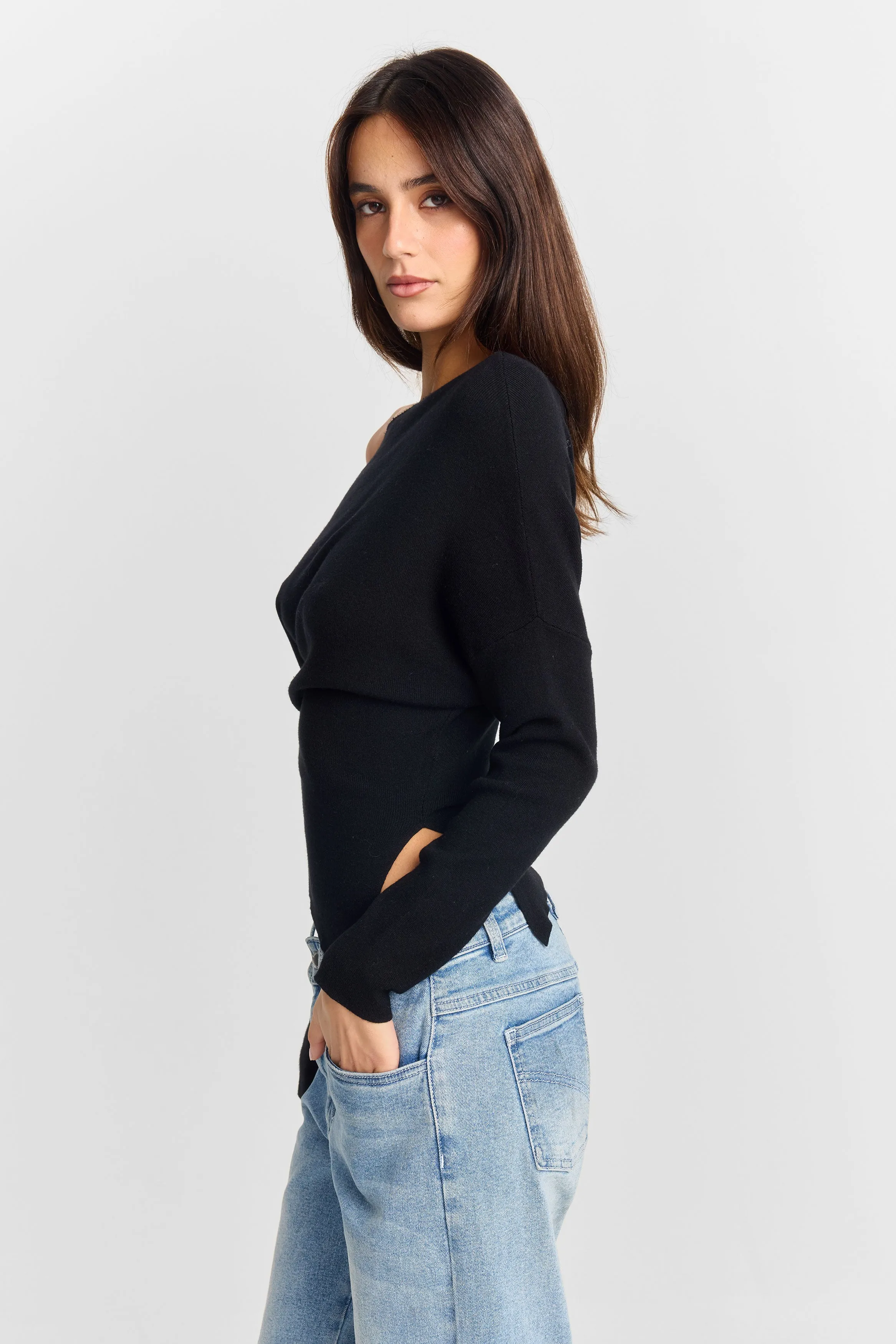 Winifred Knit Top Black sold by Sasha Therese product image thumbnail 3