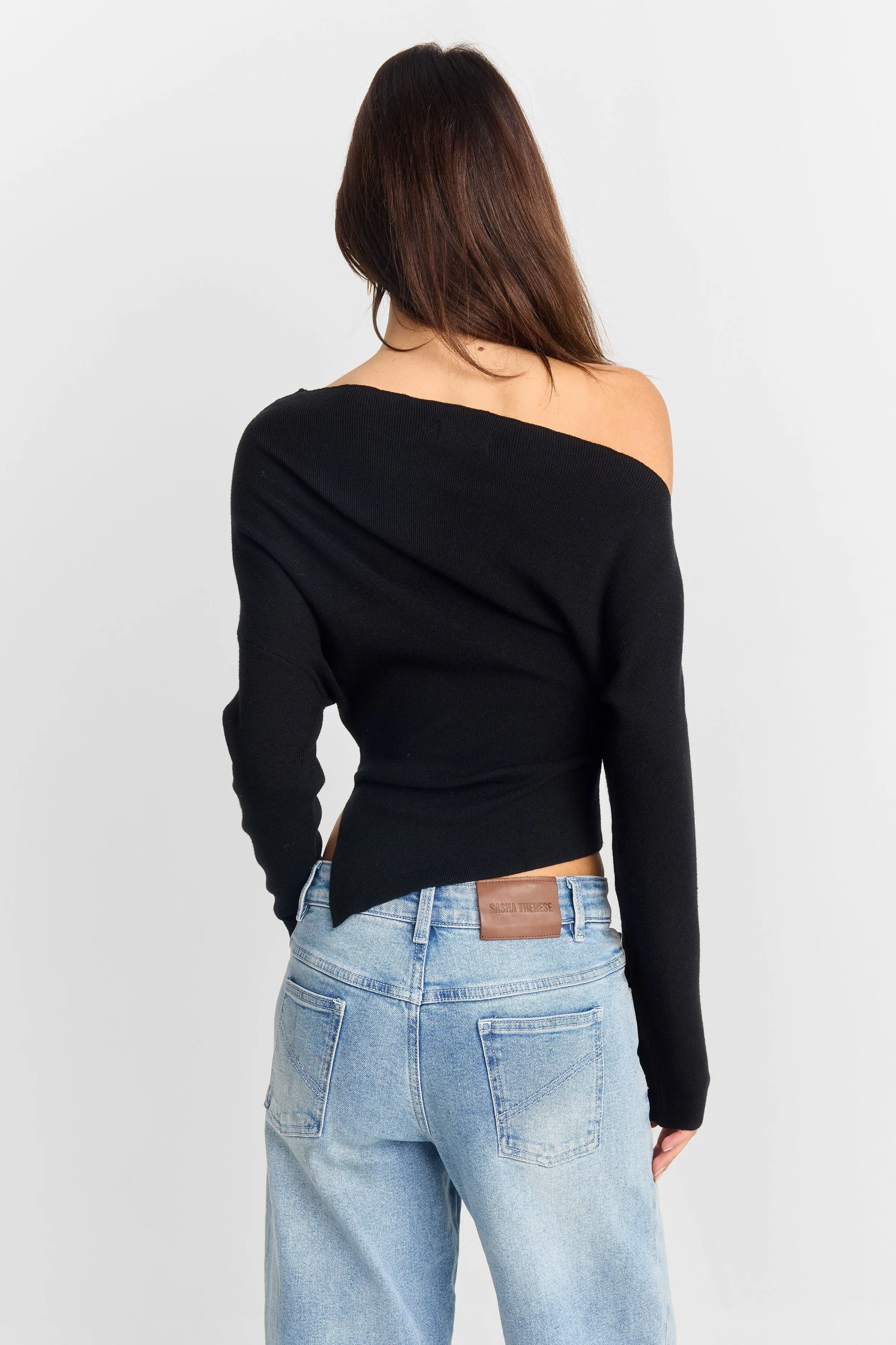 Winifred Knit Top Black sold by Sasha Therese product image thumbnail 4