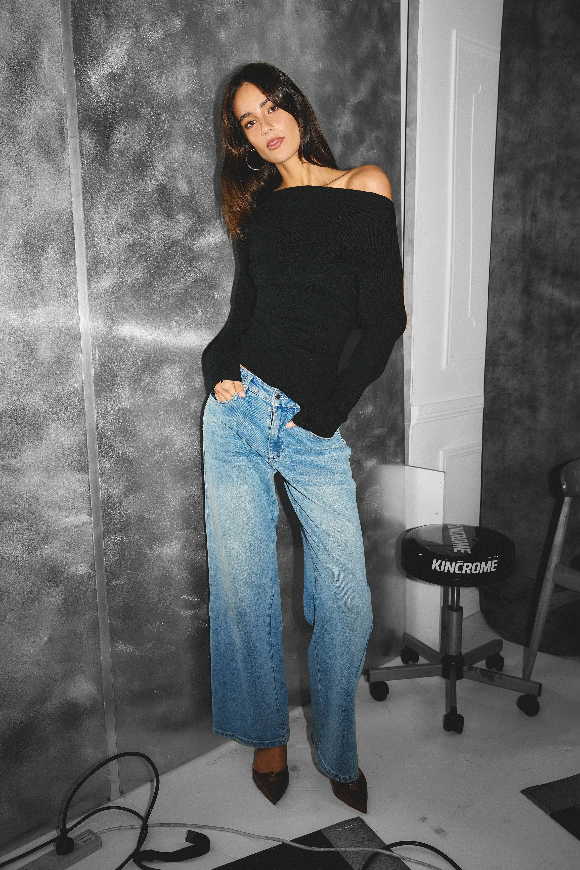 Winifred Knit Top Black sold by Sasha Therese product image thumbnail 2