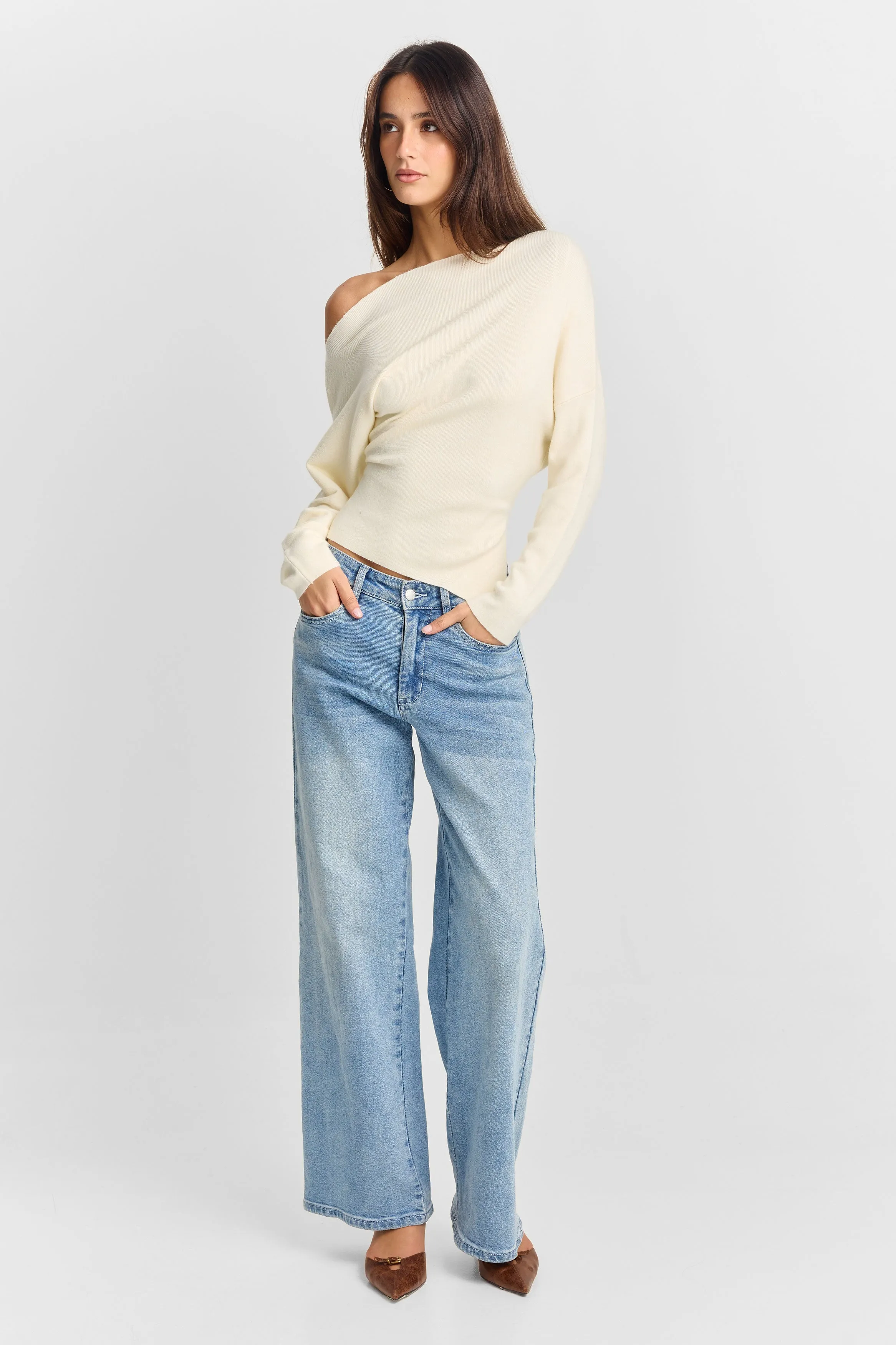 Winifred Knit Top White sold by Sasha Therese product image thumbnail 3