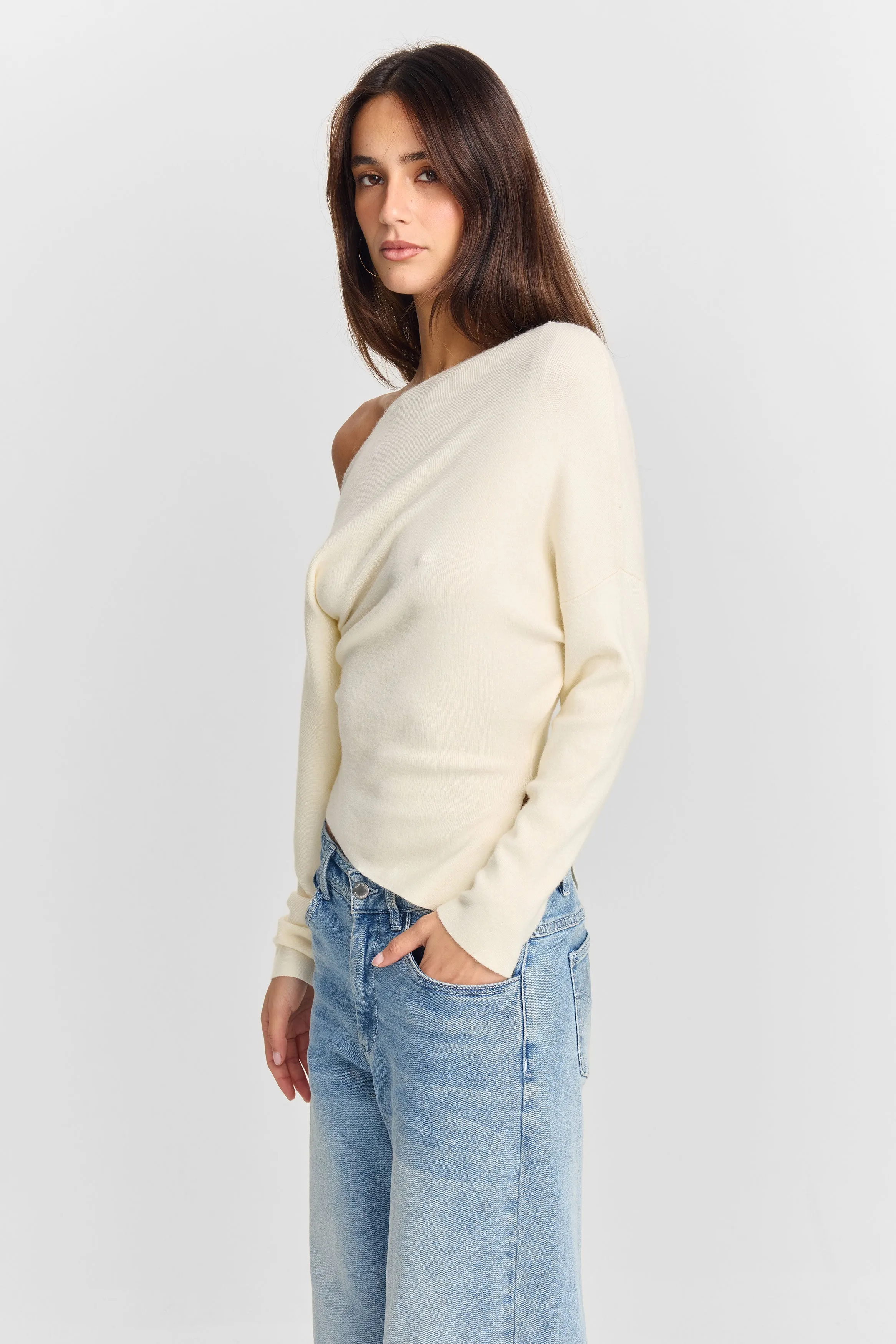 Winifred Knit Top White sold by Sasha Therese product image thumbnail 4
