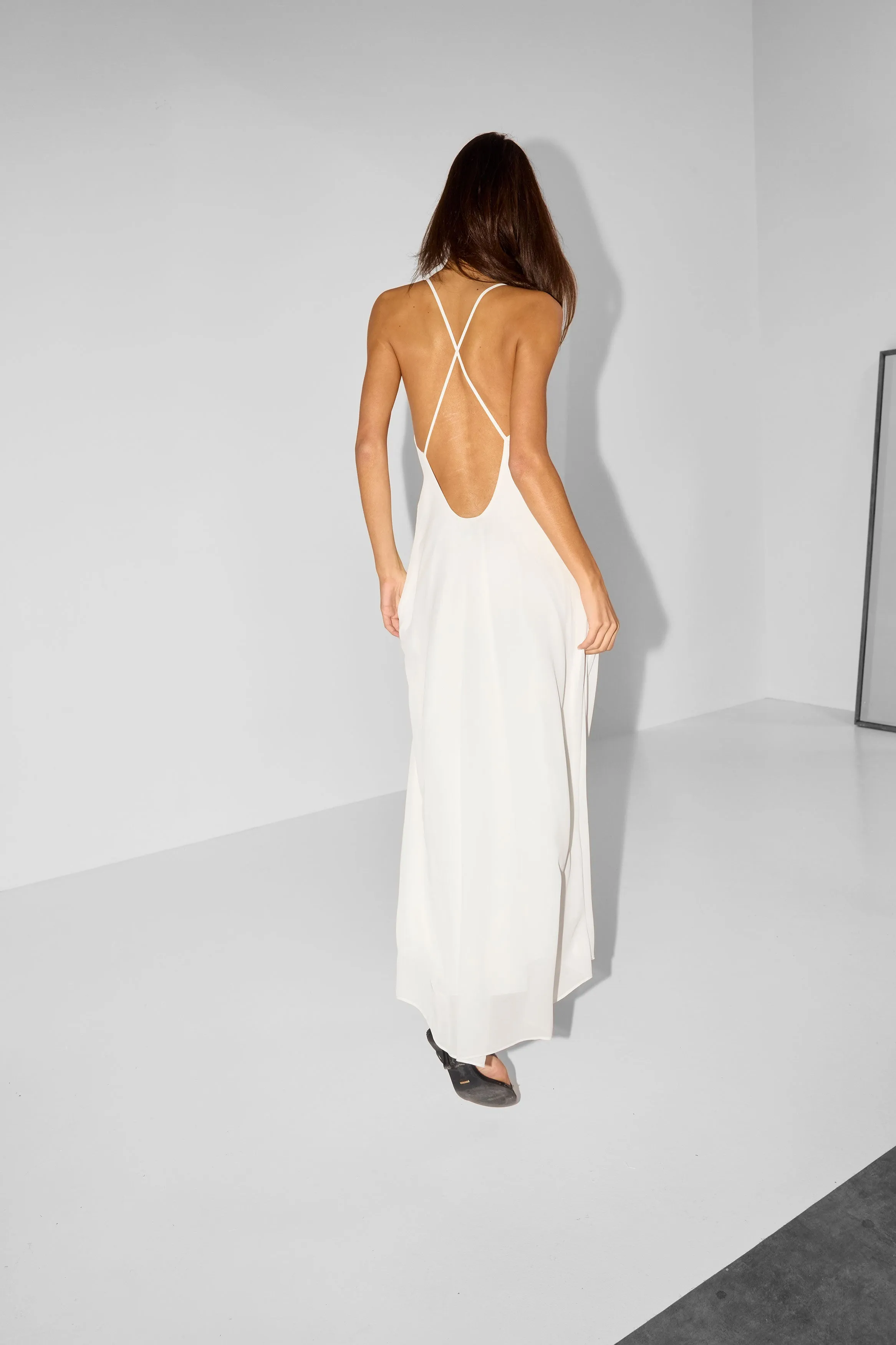Meadow Maxi Dress White sold by Sasha Therese product image thumbnail 3