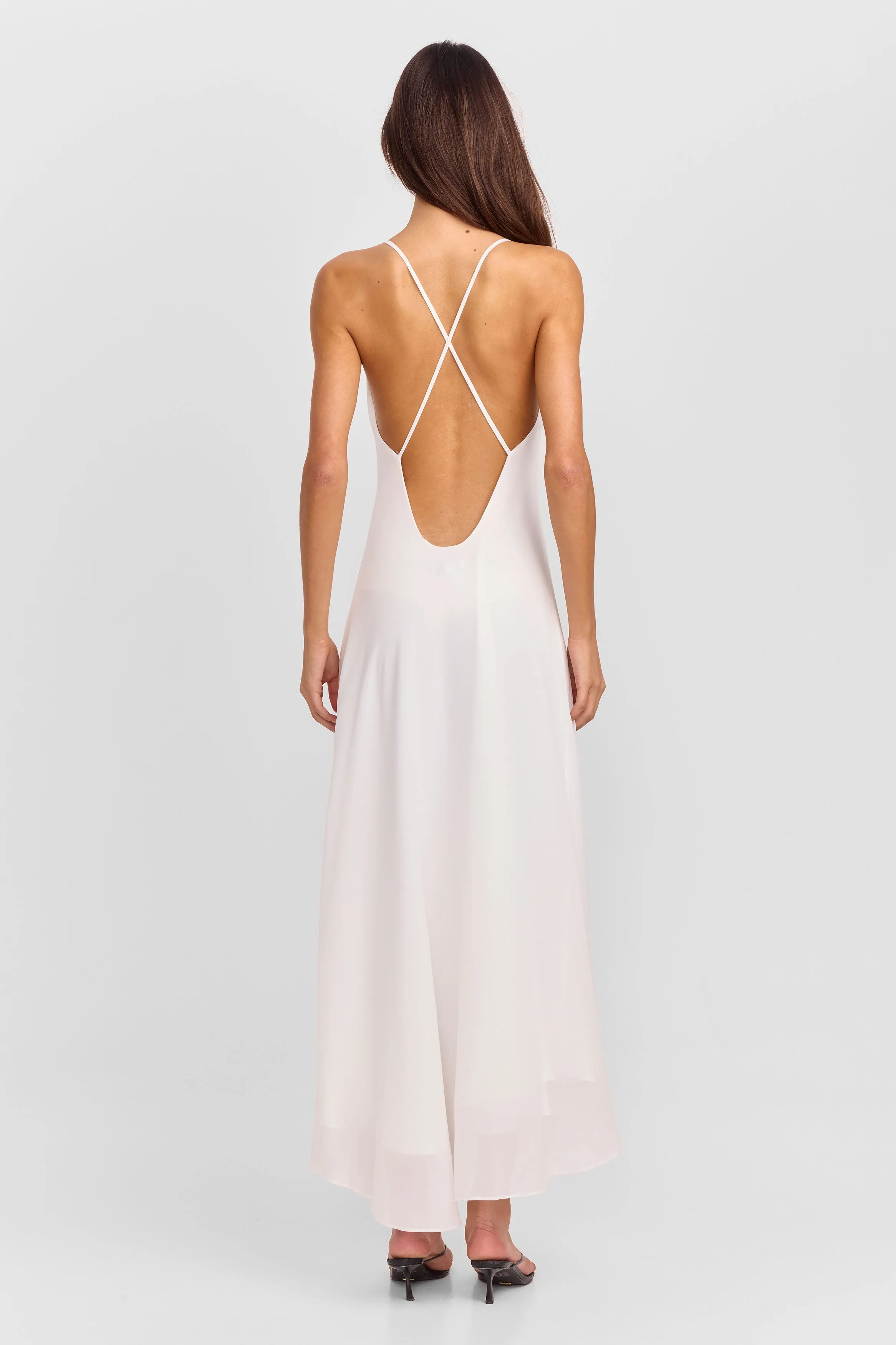 Meadow Maxi Dress White sold by Sasha Therese product image thumbnail 5