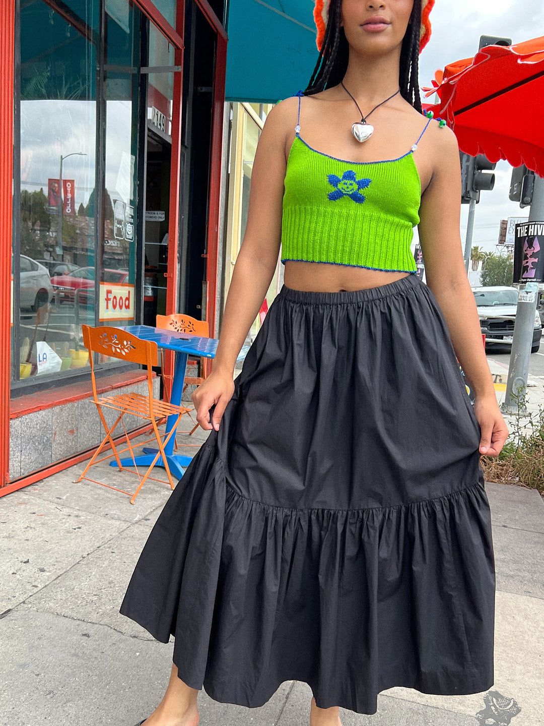 Cotton Poplin Maxi Skirt - Black sold by Lisa Says Gah product image thumbnail 4