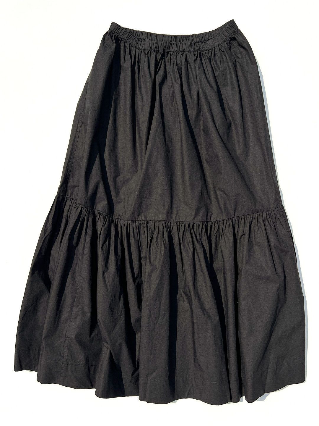 Cotton Poplin Maxi Skirt - Black sold by Lisa Says Gah