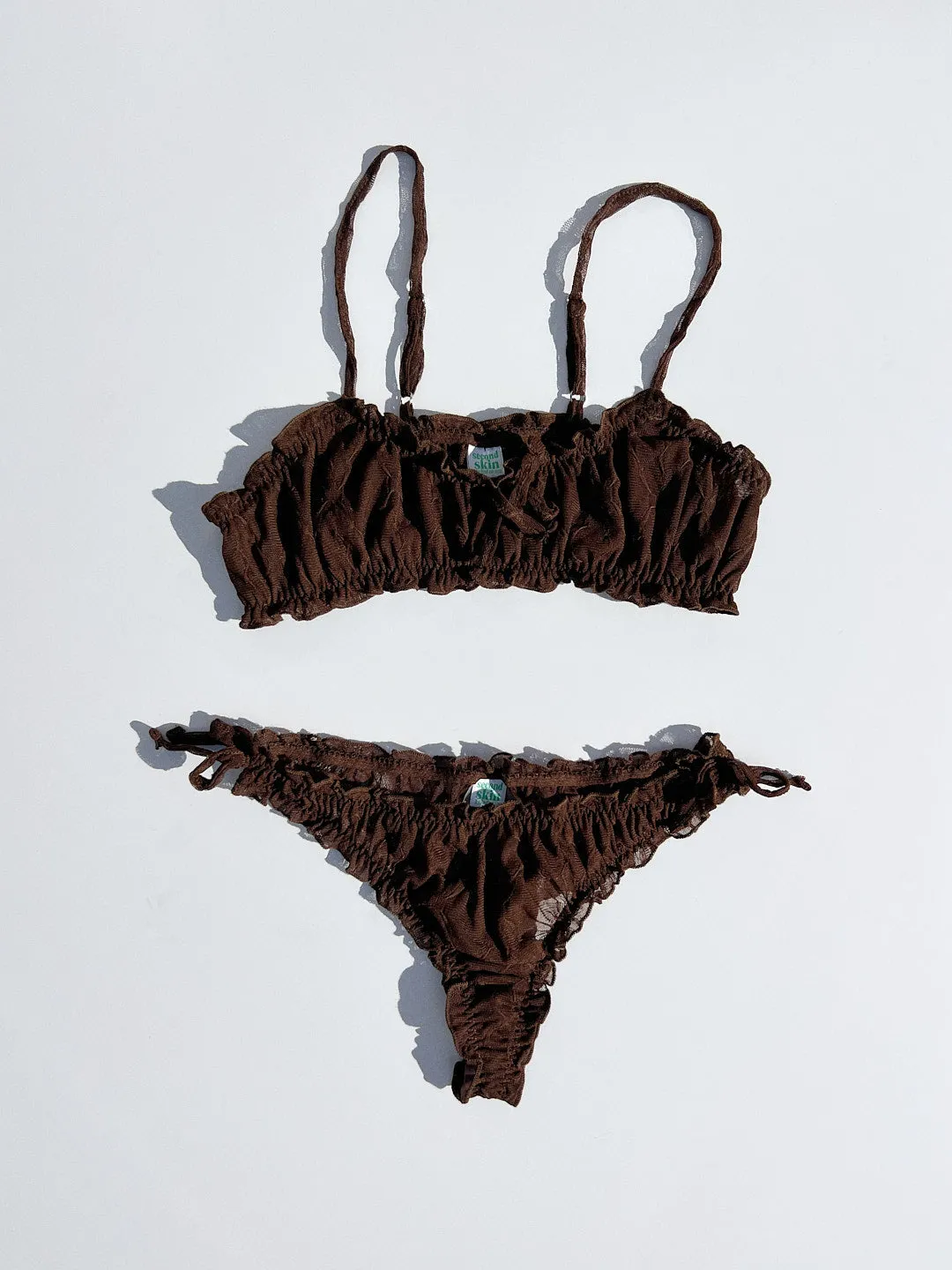 Mariposa Lace Bow Panty - Brown sold by Lisa Says Gah product image thumbnail 2