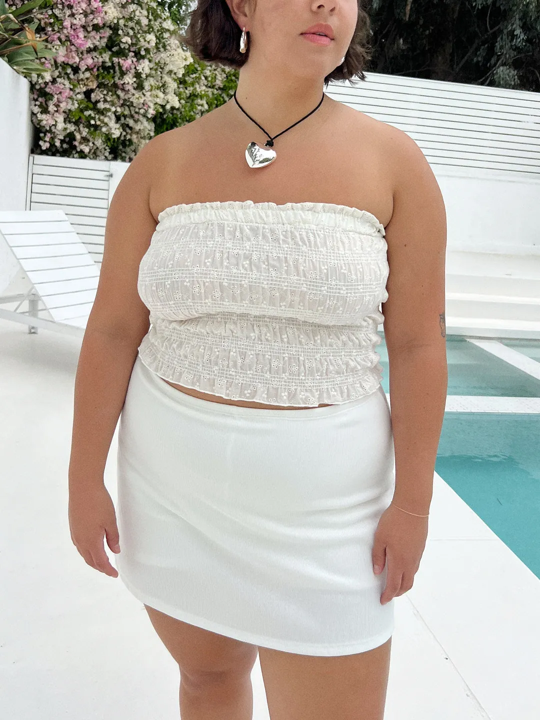 Darcy Skort - White sold by Lisa Says Gah product image thumbnail 4