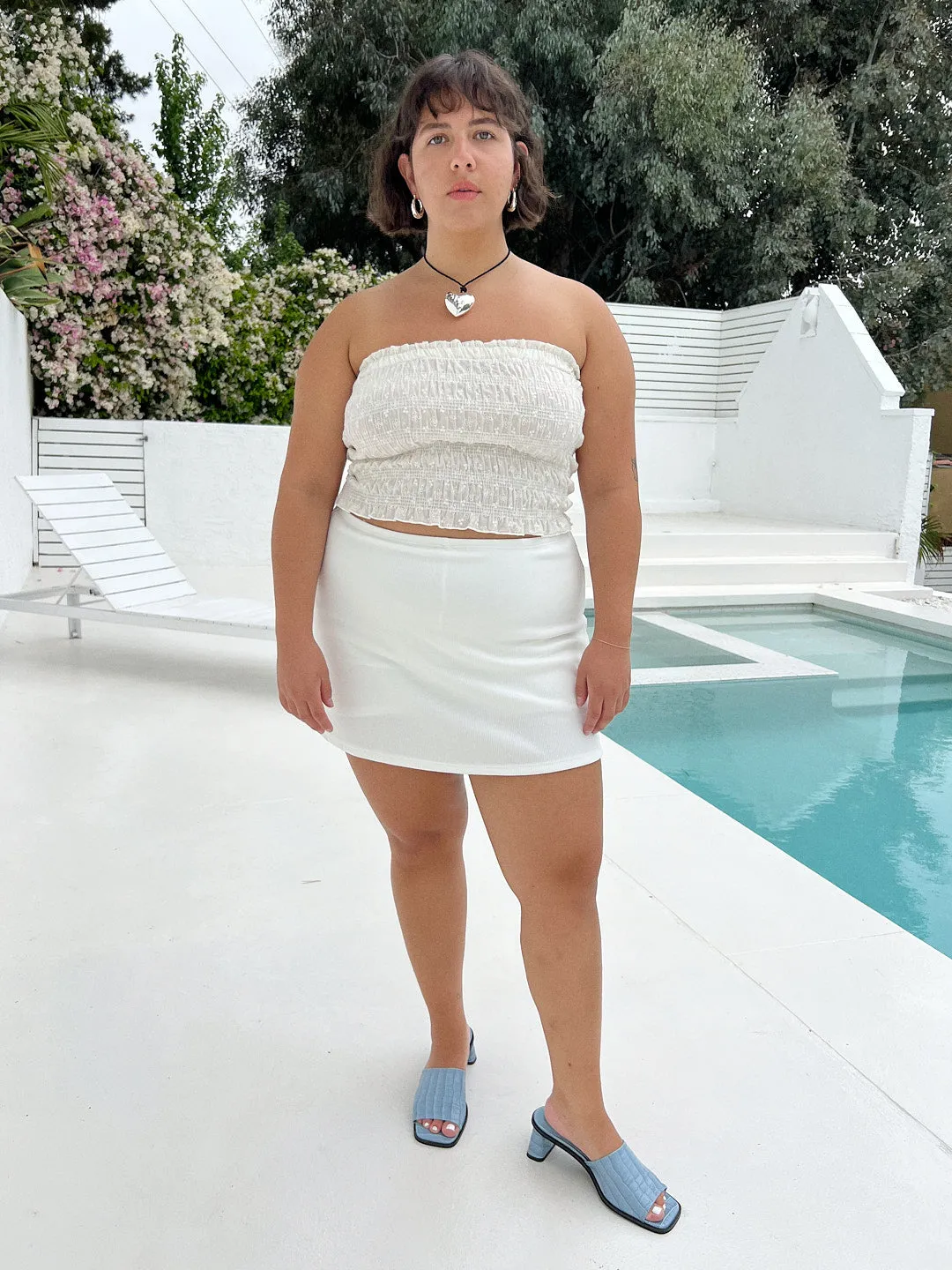 Darcy Skort - White sold by Lisa Says Gah product image thumbnail 3