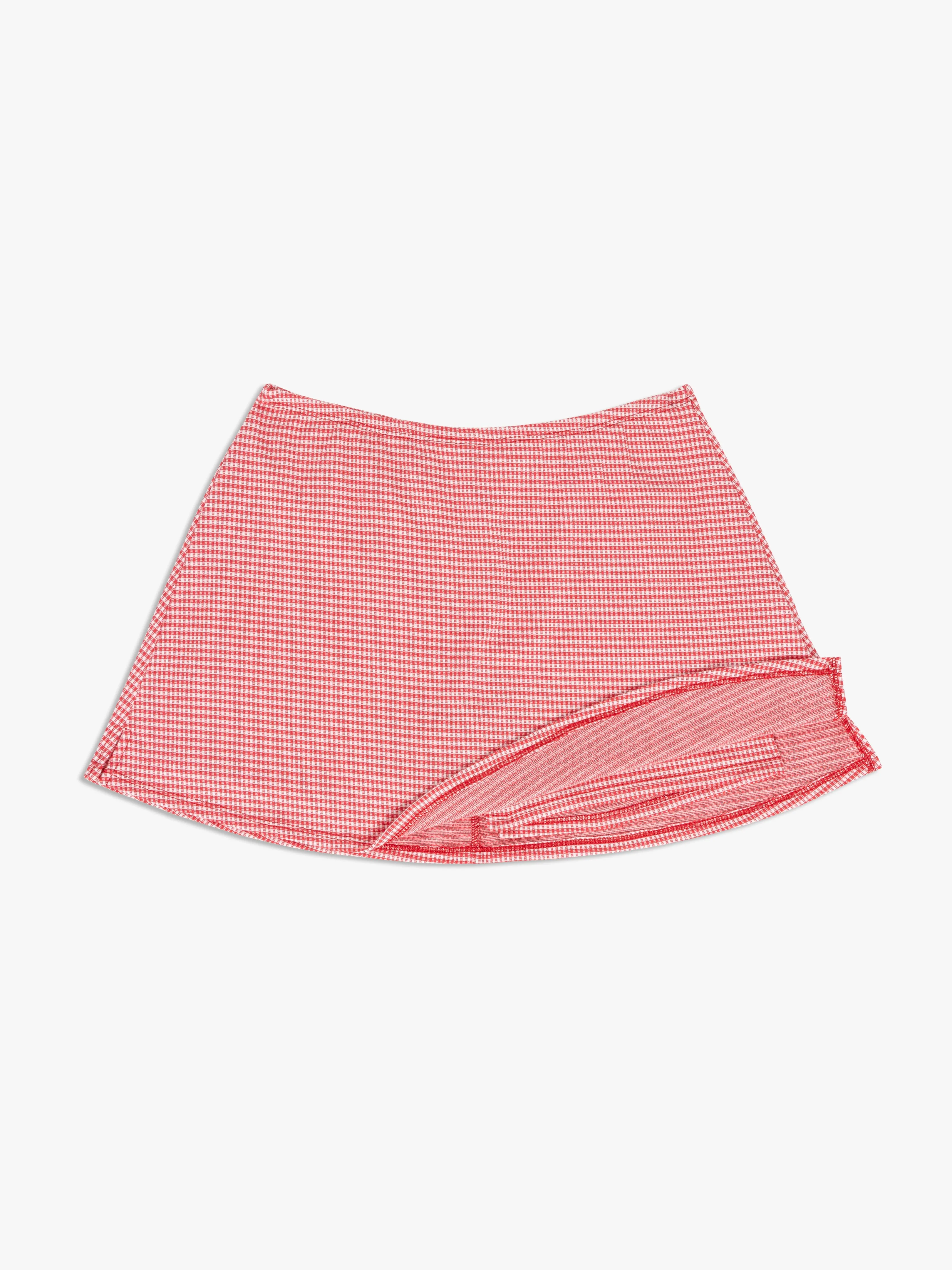 Darcy Skort - Pomodoro Gingham sold by Lisa Says Gah product image thumbnail 2