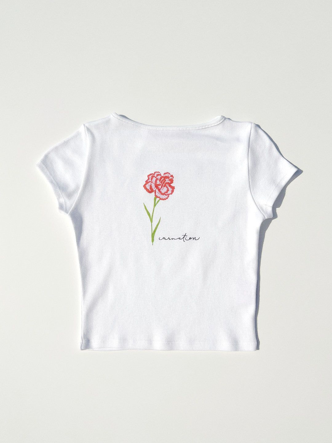 Alex Flower Tee - January Carnation sold by Lisa Says Gah product image thumbnail 3