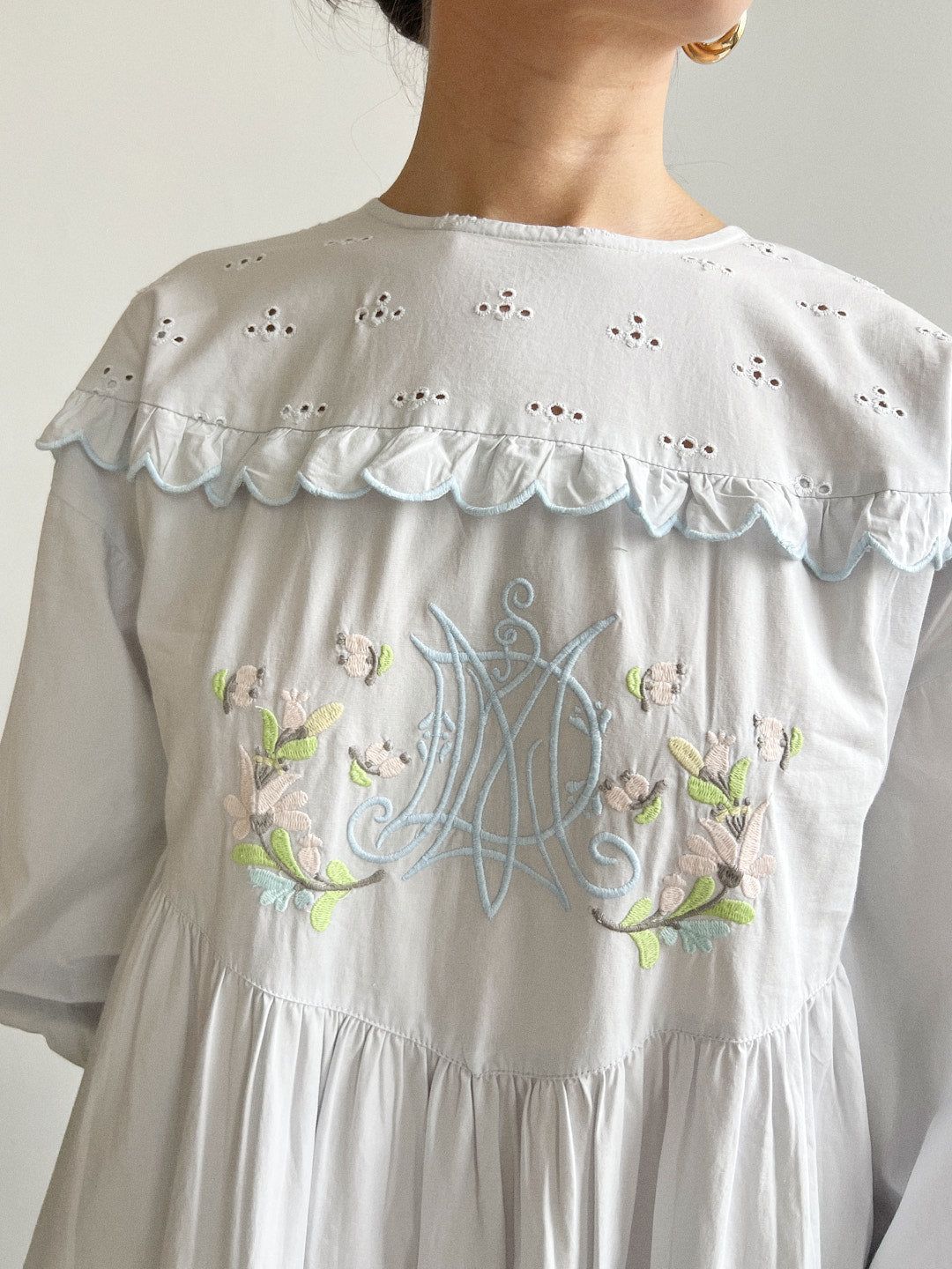 Miriam Broderie Midi - Blue sold by Lisa Says Gah product image thumbnail 7