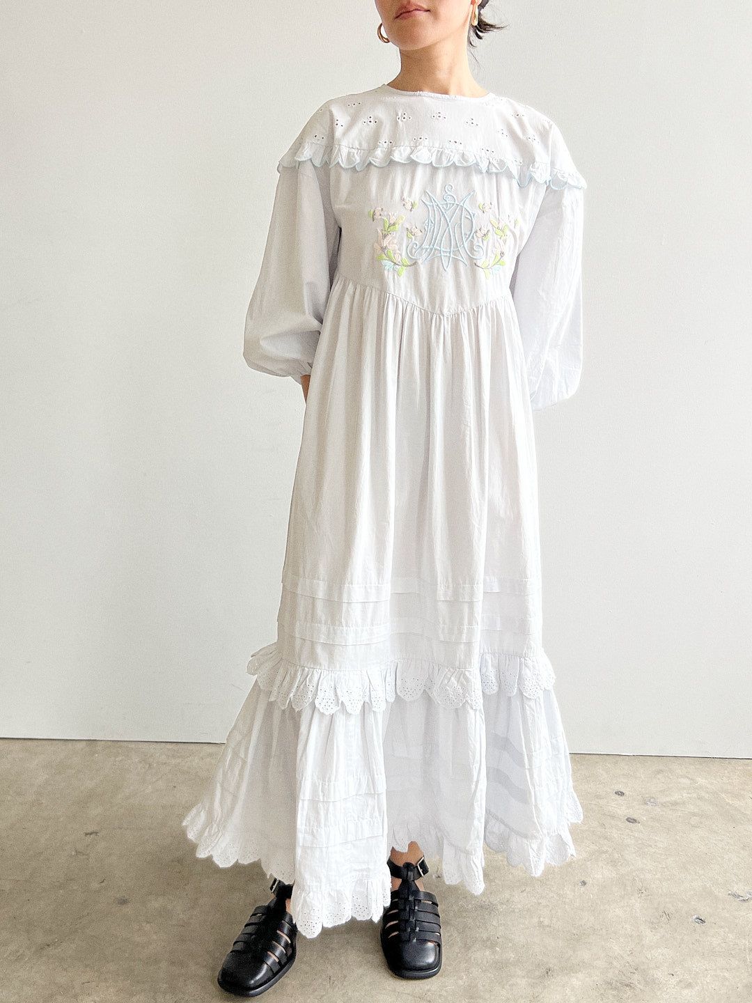 Miriam Broderie Midi - Blue sold by Lisa Says Gah product image thumbnail 8