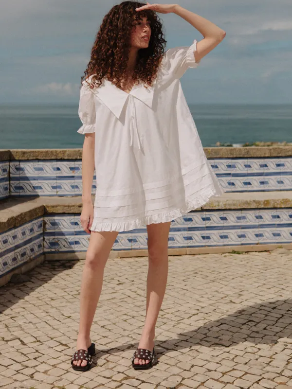 Jenny Short Sleeve Dress - Dove made by Lisa Says Gah