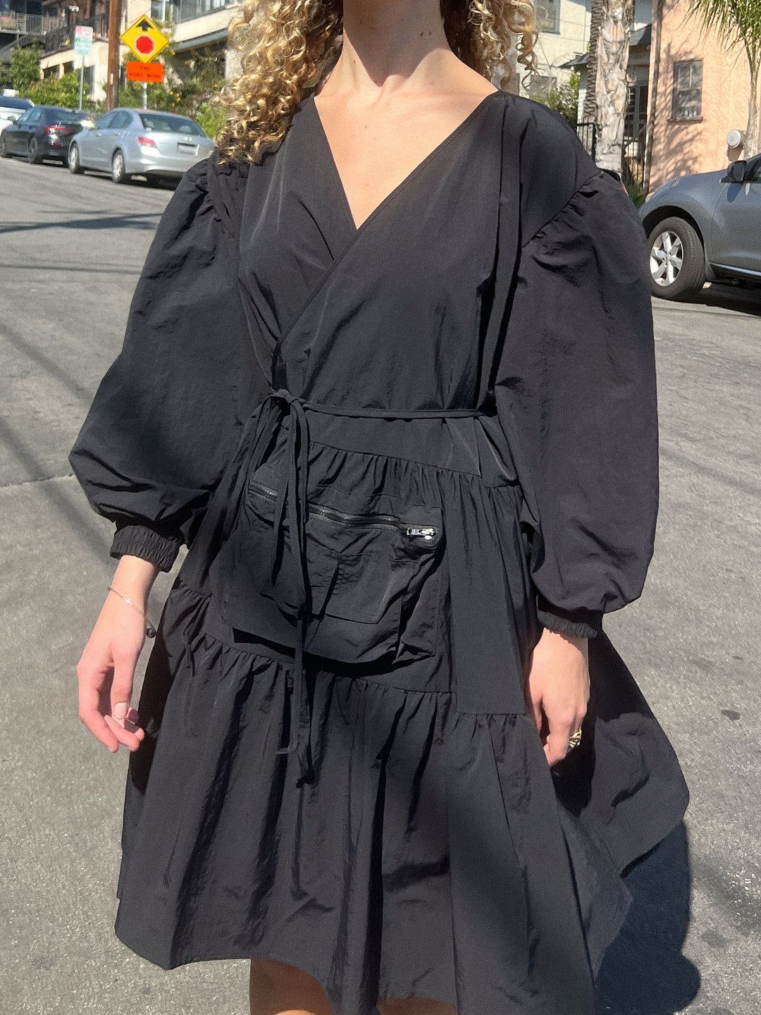 Utility Wrap Dress - Black sold by Lisa Says Gah product image thumbnail 5