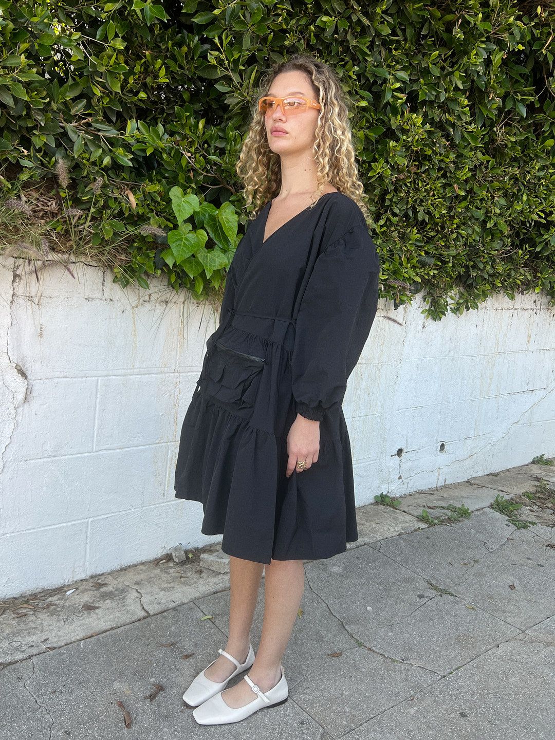 Utility Wrap Dress - Black sold by Lisa Says Gah product image thumbnail 3