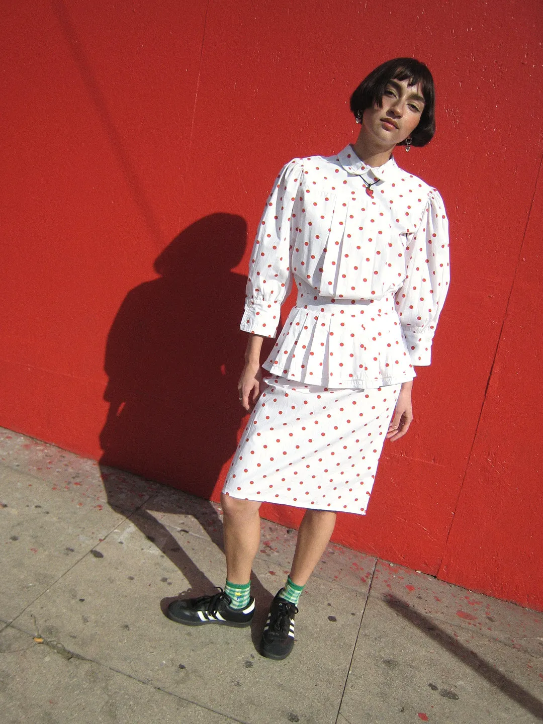 Rilke Dress - White Polka Dot sold by Lisa Says Gah product image thumbnail 3