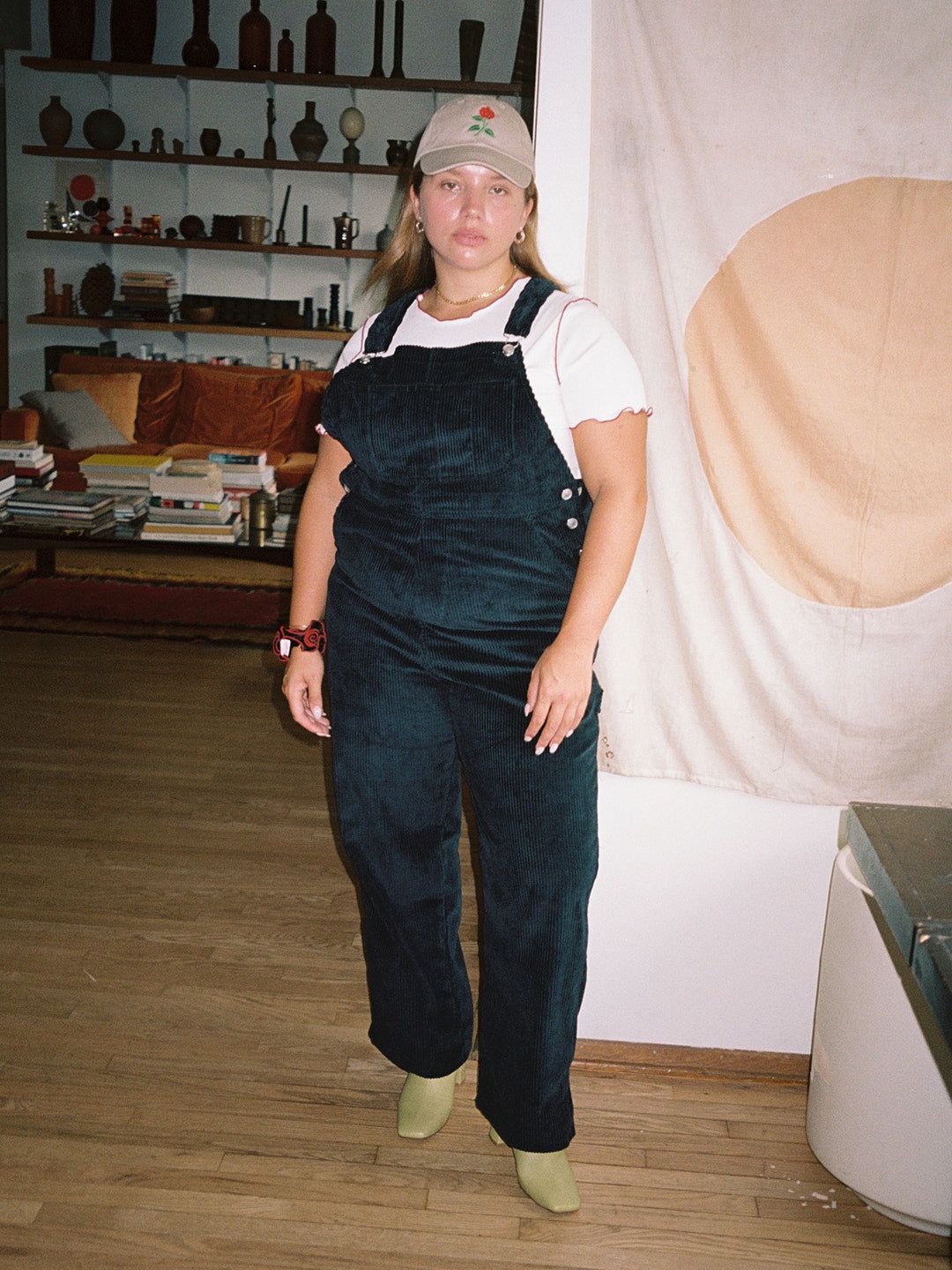 Lucy Overall - Navy Corduroy sold by Lisa Says Gah product image thumbnail 4