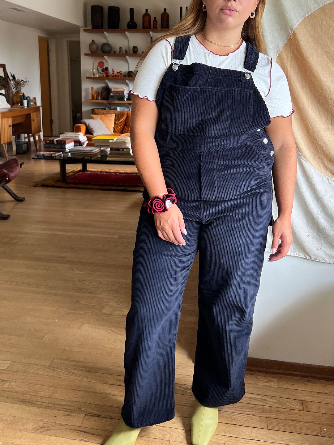 Lucy Overall - Navy Corduroy sold by Lisa Says Gah product image thumbnail 6