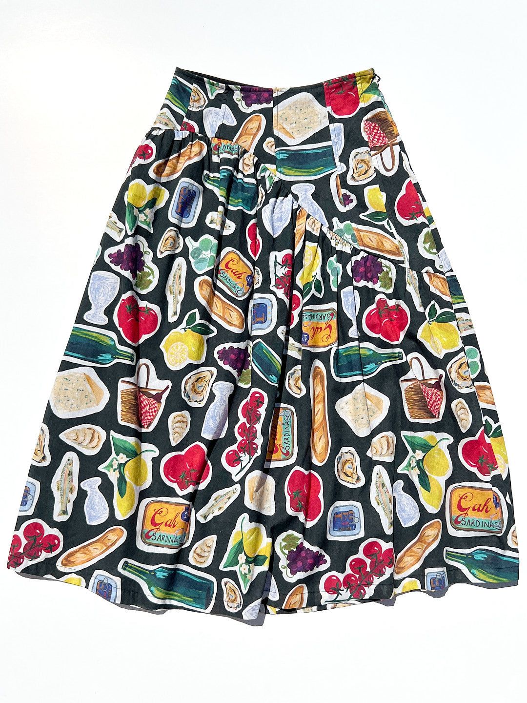 Maeve Midi Skirt - Italian Summer Black sold by Lisa Says Gah