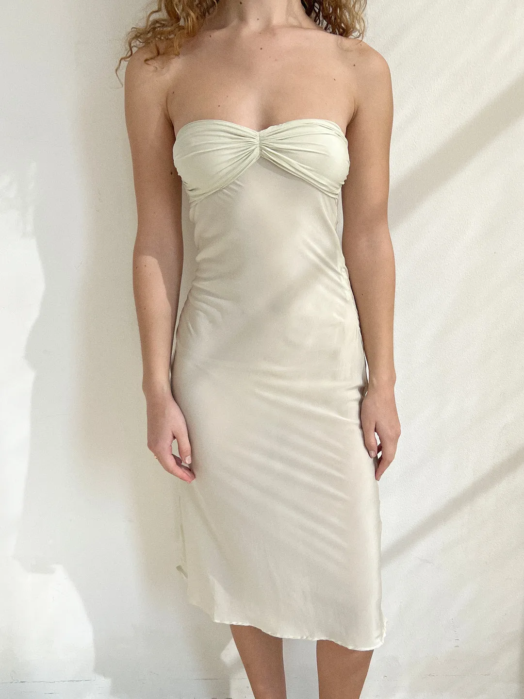 Lea Strapless Dress - Mist sold by Lisa Says Gah