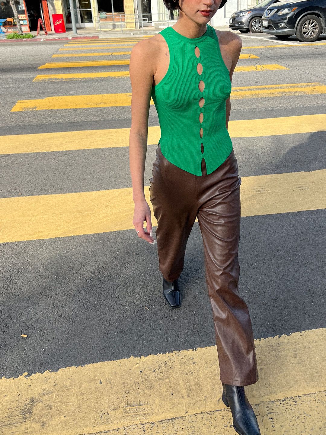 Luisa Faux Pant - Chocolate sold by Lisa Says Gah product image thumbnail 5