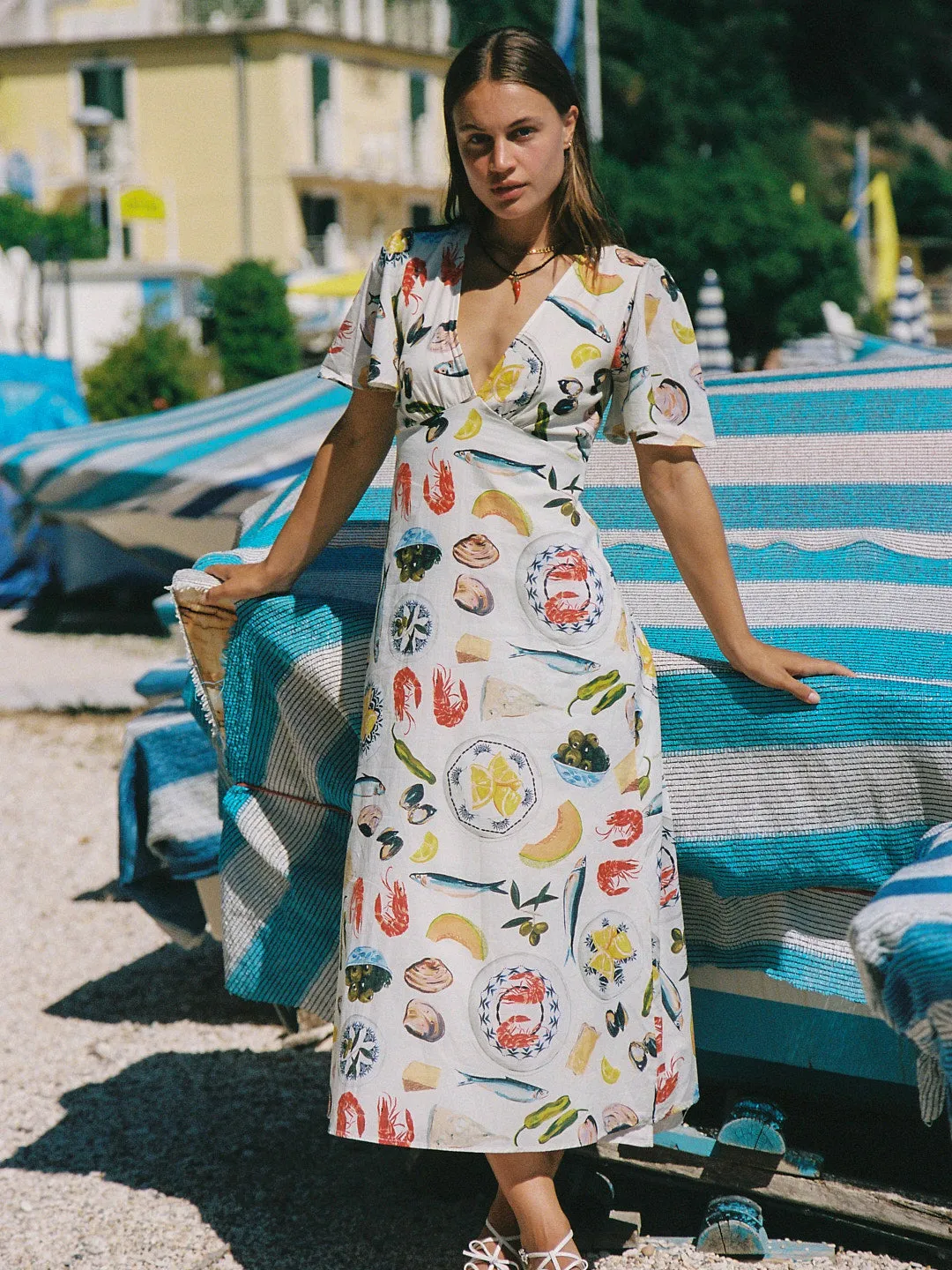 Grace Dress - Tapas Ivory sold by Lisa Says Gah