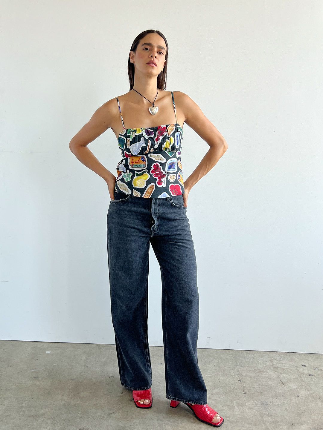 Cleo Cami - Italian Summer Black sold by Lisa Says Gah product image thumbnail 3