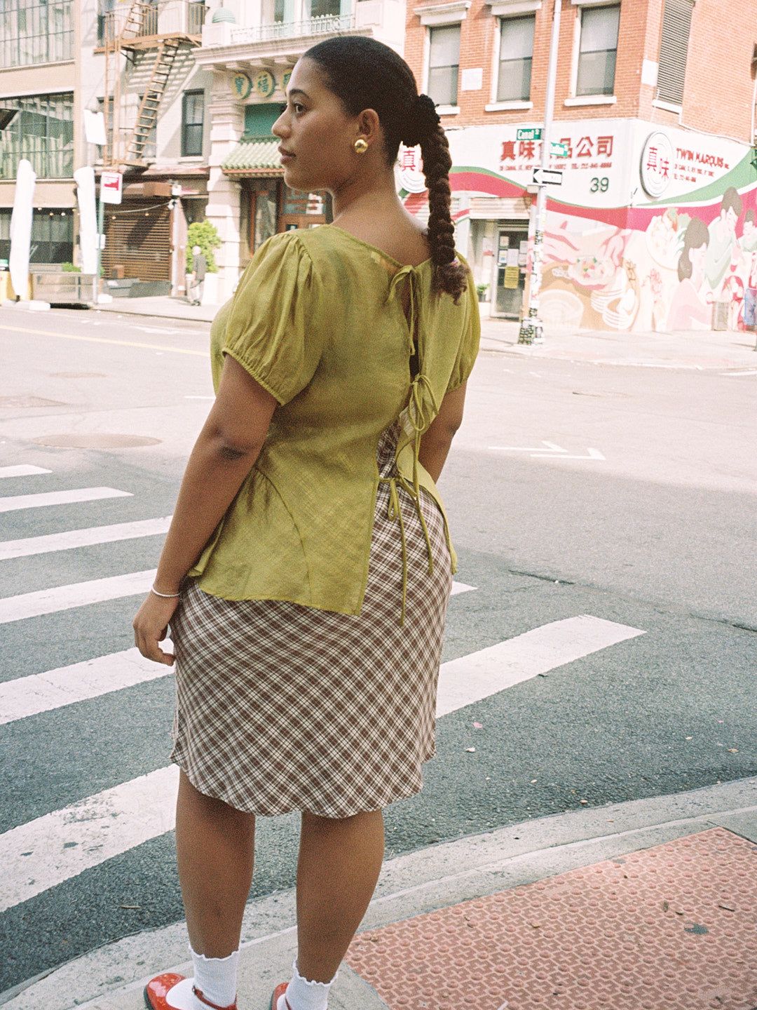 Petra Blouse - Chartreuse sold by Lisa Says Gah product image thumbnail 3