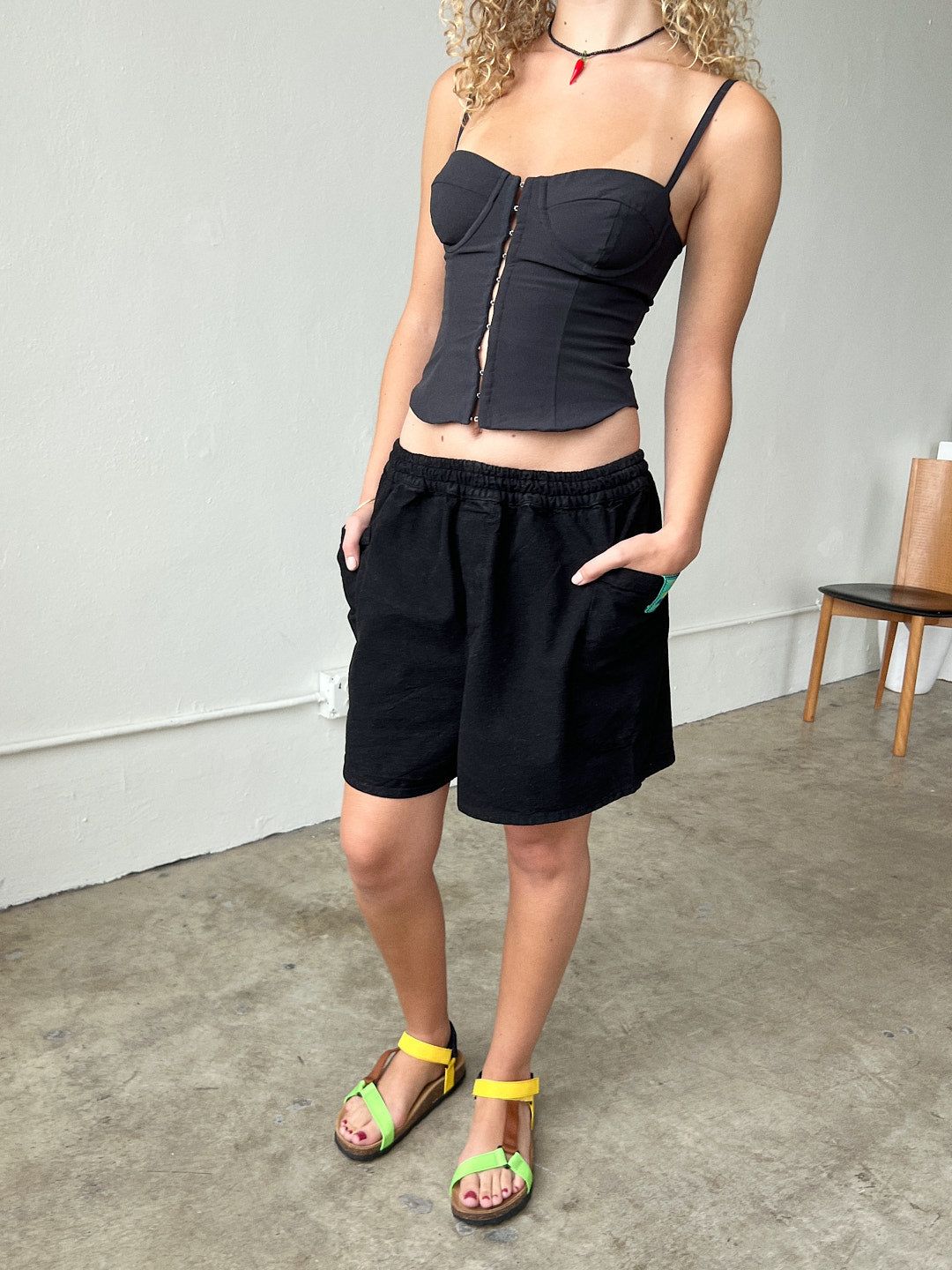 Chef Short - Licorice Black sold by Lisa Says Gah product image thumbnail 2