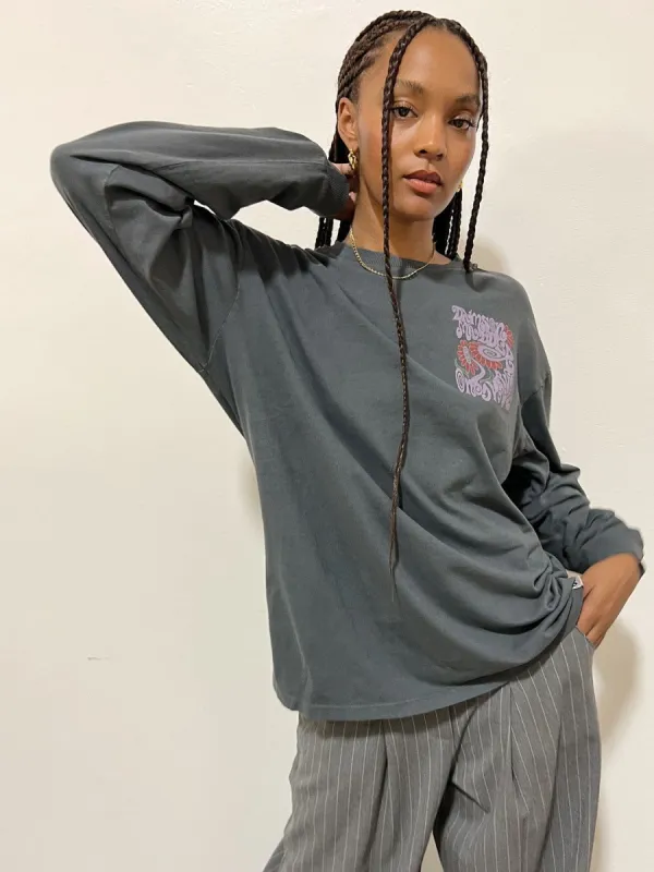 Only Natural Long Sleeve T-Shirt - Washed Black sold by Lisa Says Gah