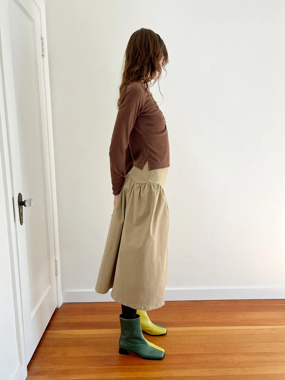 Nora Keyhole Top - Chocolate sold by Lisa Says Gah product image thumbnail 5