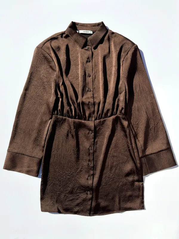 Polish Shirt Dress - Dark Oak made by Lisa Says Gah