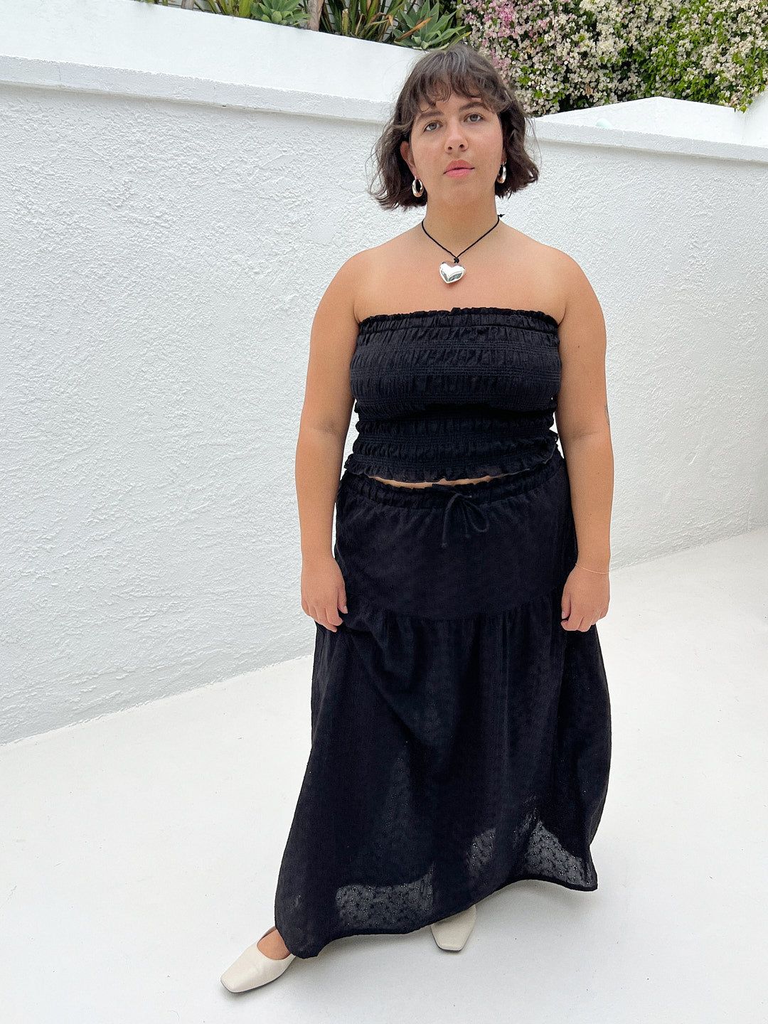 Avalon Midi Skirt - Black Eyelet sold by Lisa Says Gah product image thumbnail 6