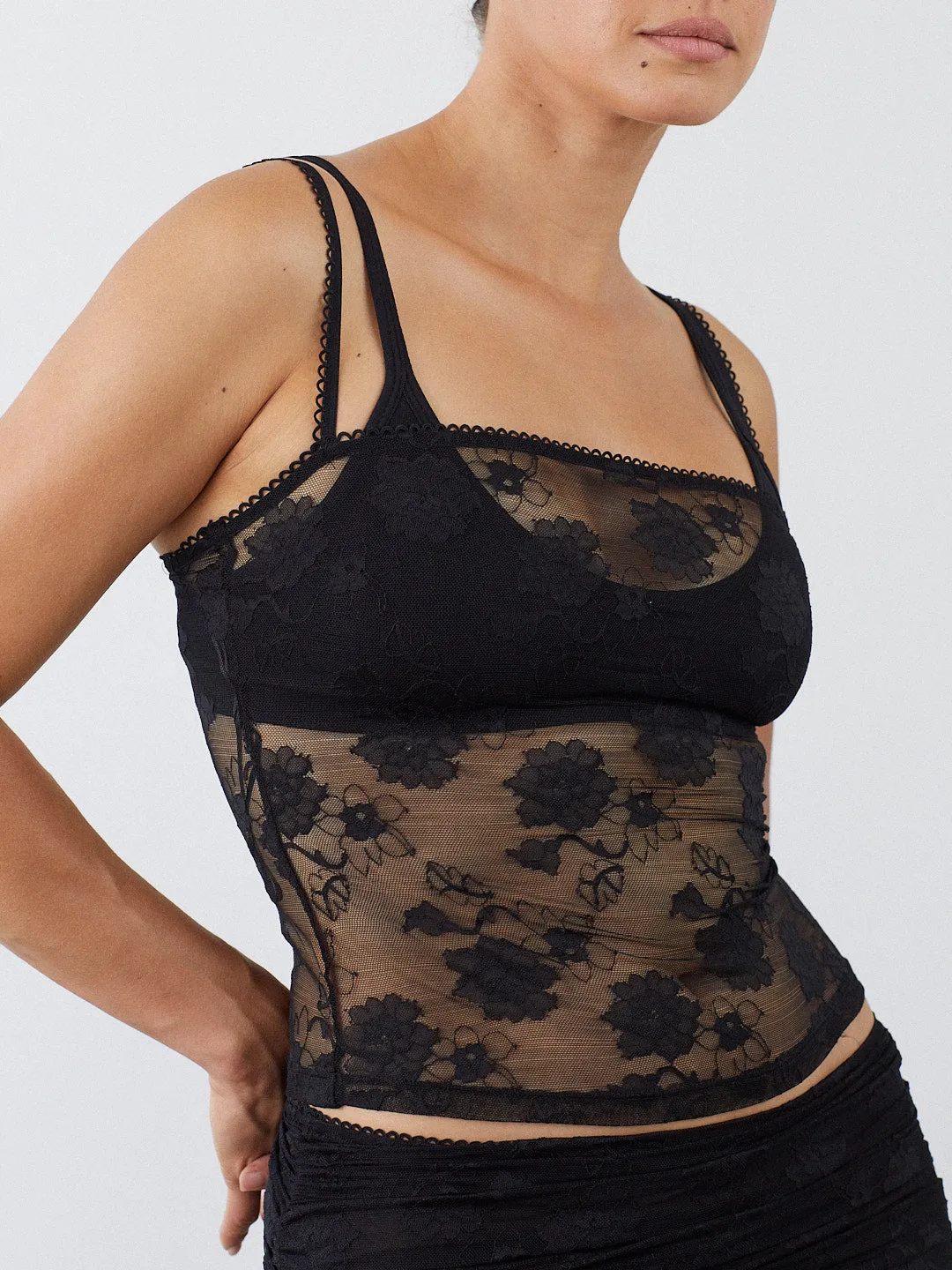 Madrid Tank - Black sold by Lisa Says Gah product image thumbnail 2