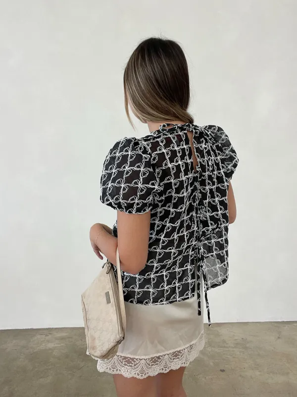 Petra Bow Blouse - Bows sold by Lisa Says Gah