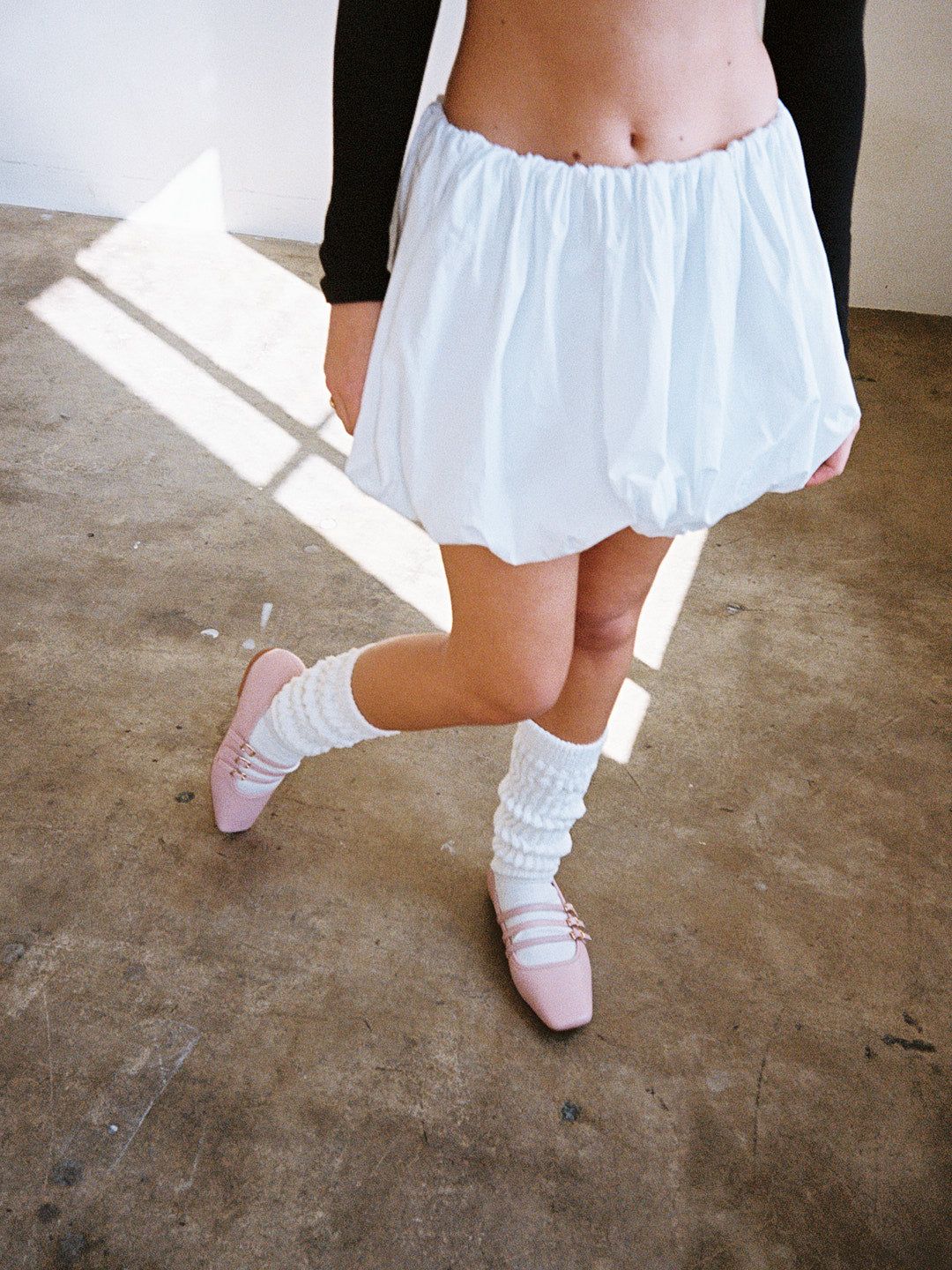 Balloon Skirt - White sold by Lisa Says Gah