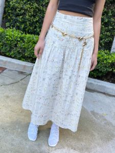 Penny Midi Skirt - Museo Bianco sold by Lisa Says Gah
