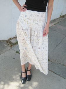 Penny Midi Skirt - Museo Bianco sold by Lisa Says Gah