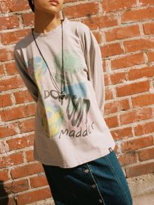 Arty Vase Long Sleeve - Off Grey sold by Lisa Says Gah