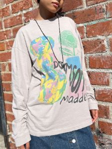 Arty Vase Long Sleeve - Off Grey sold by Lisa Says Gah