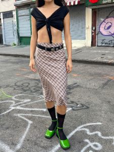 Luna Crop Top - Black Slinky sold by Lisa Says Gah