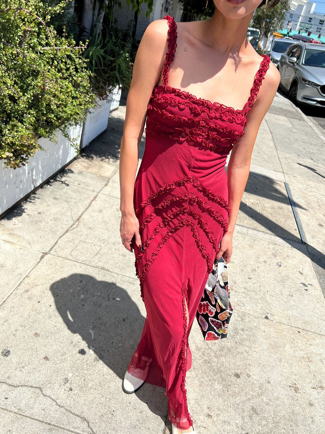 Arabella Dress - Burgundy sold by Lisa Says Gah product image thumbnail 5