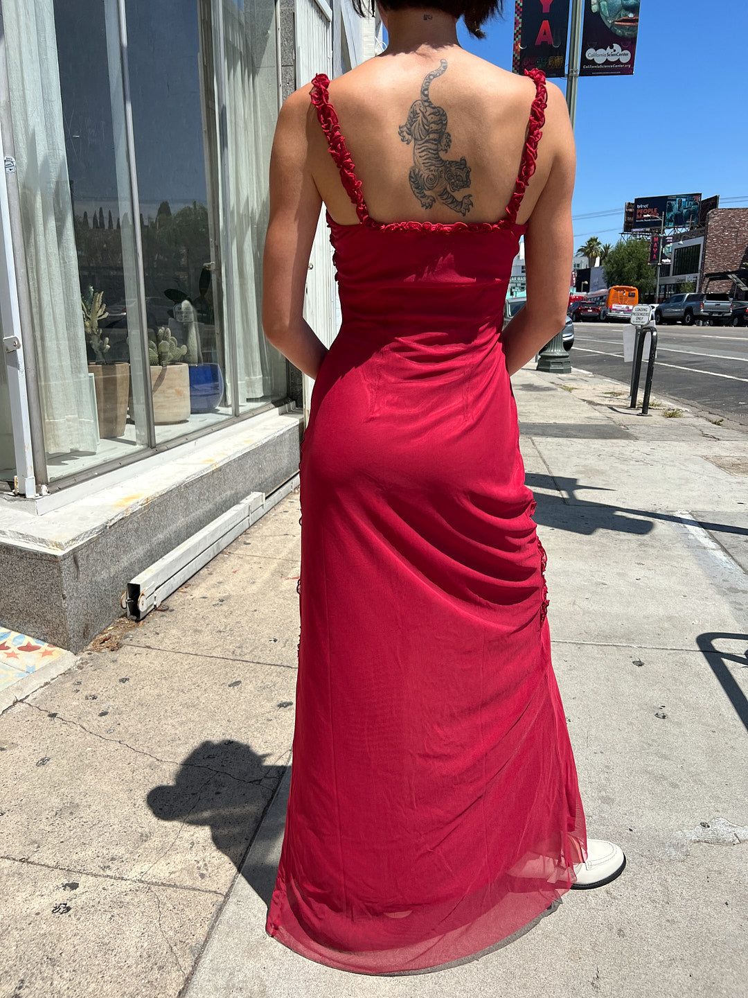 Arabella Dress - Burgundy sold by Lisa Says Gah product image thumbnail 4