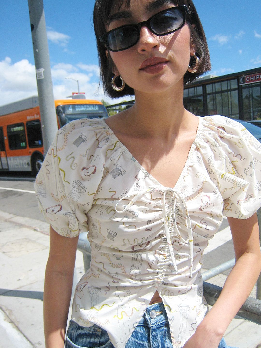 Margaret Top - Museo Bianco sold by Lisa Says Gah product image thumbnail 5