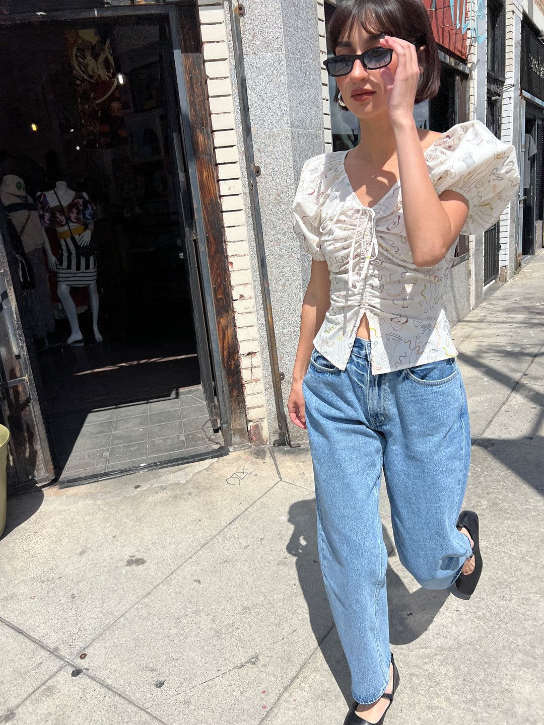 Margaret Top - Museo Bianco sold by Lisa Says Gah product image thumbnail 4