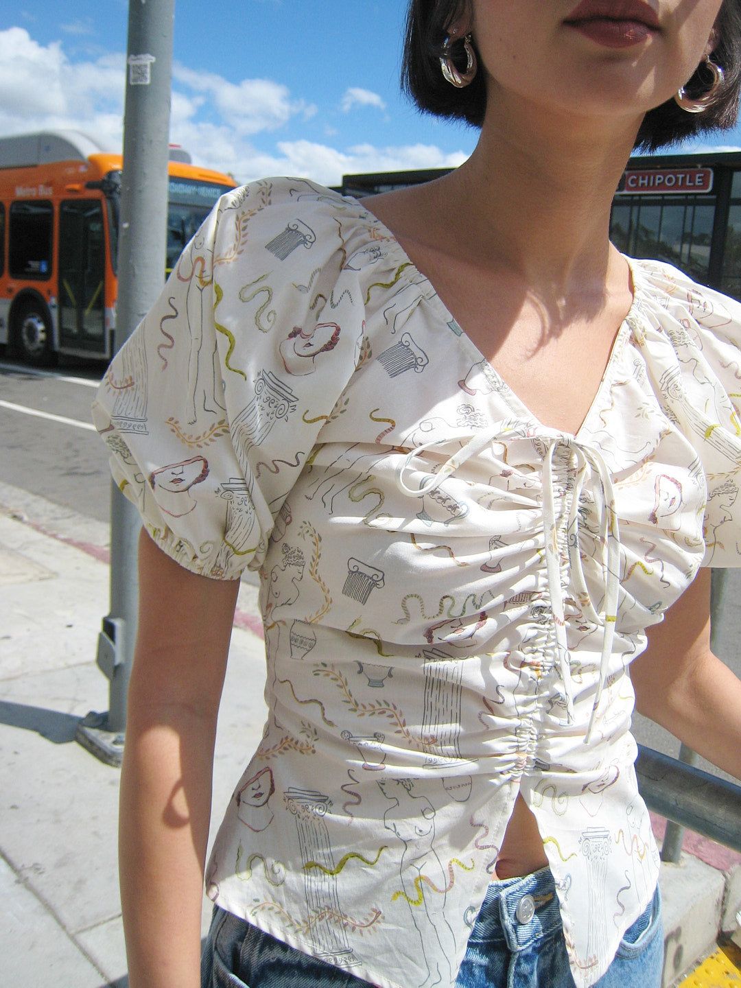 Margaret Top - Museo Bianco sold by Lisa Says Gah