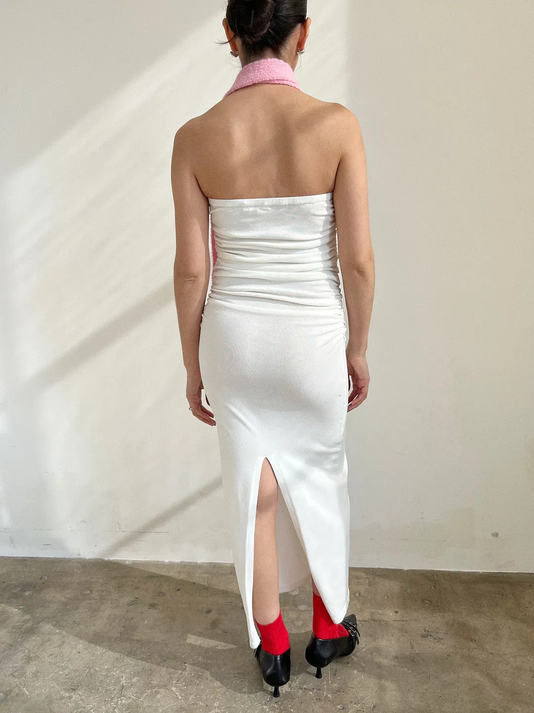 Carbon Knit Dress - White sold by Lisa Says Gah product image thumbnail 4