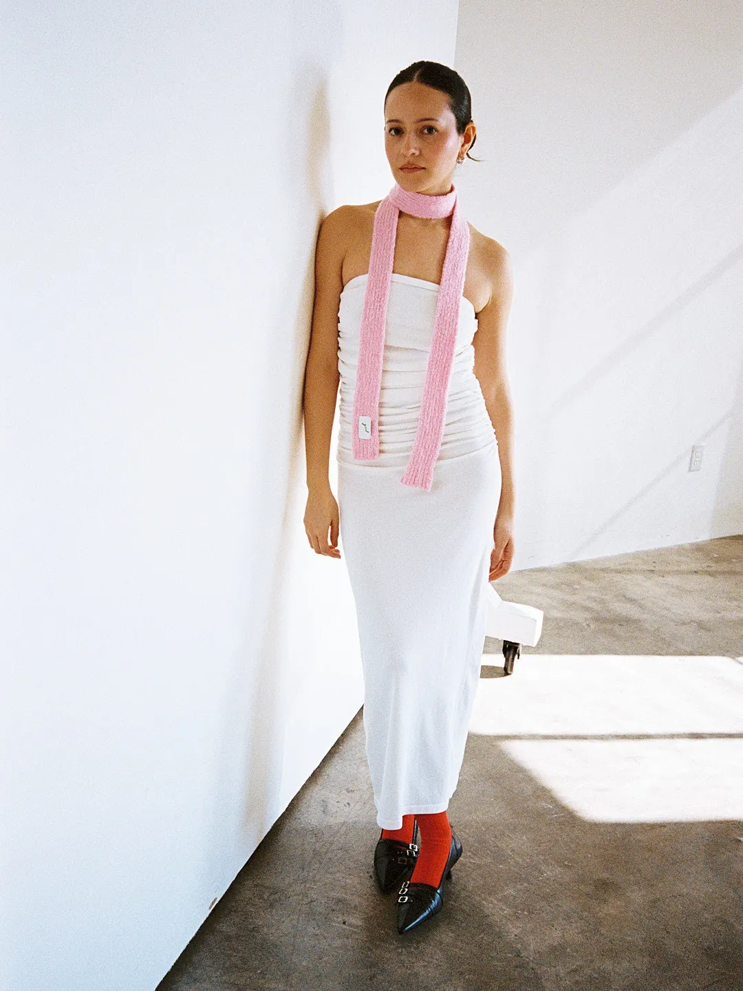 Carbon Knit Dress - White sold by Lisa Says Gah product image thumbnail 3